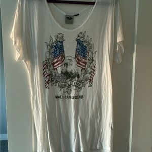 Harley-Davidson White Graphic Tee
